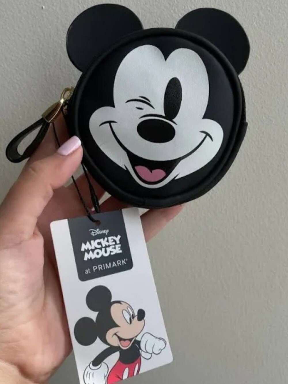 NWT PRIMARK WINKING MICKEY COIN PURSE